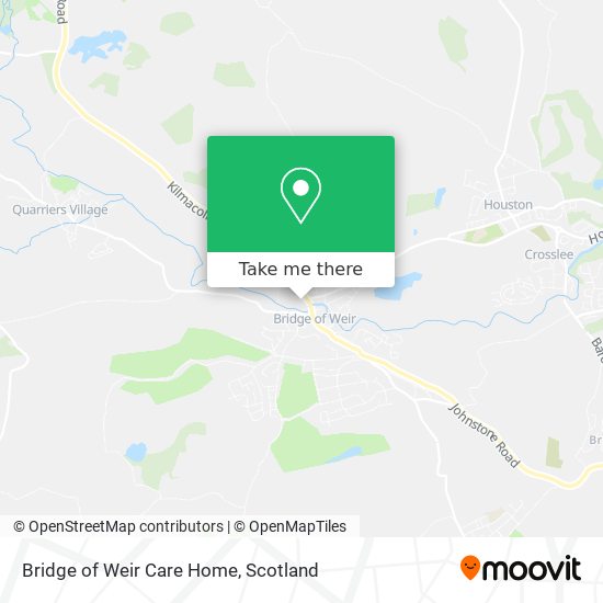 Bridge of Weir Care Home map
