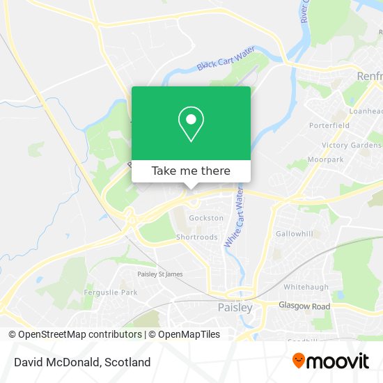 David McDonald map