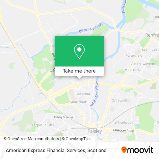 American Express Financial Services map