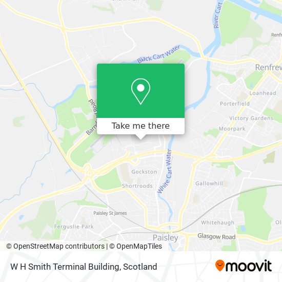 W H Smith Terminal Building map