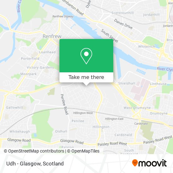 Udh - Glasgow map