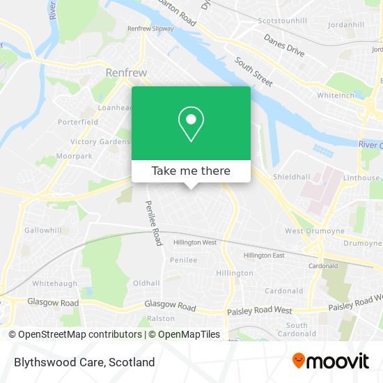 Blythswood Care map
