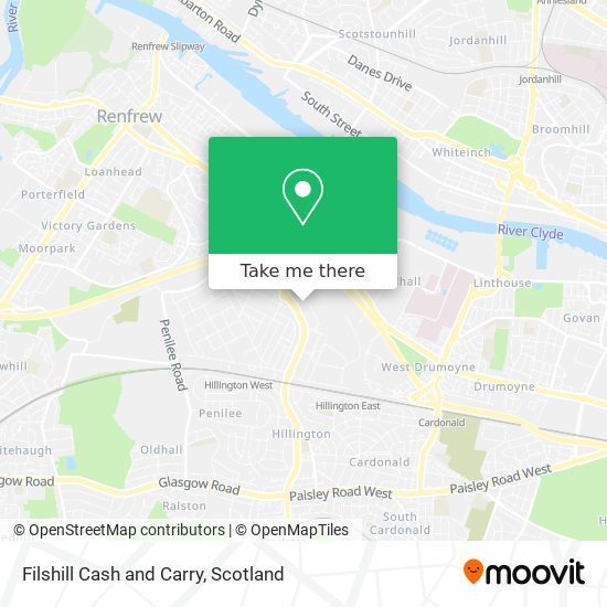 Filshill Cash and Carry map