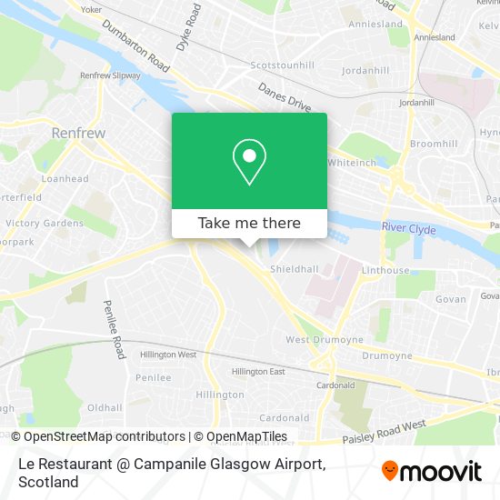 Le Restaurant @ Campanile Glasgow Airport map