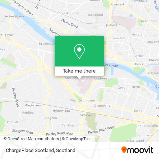 ChargePlace Scotland map