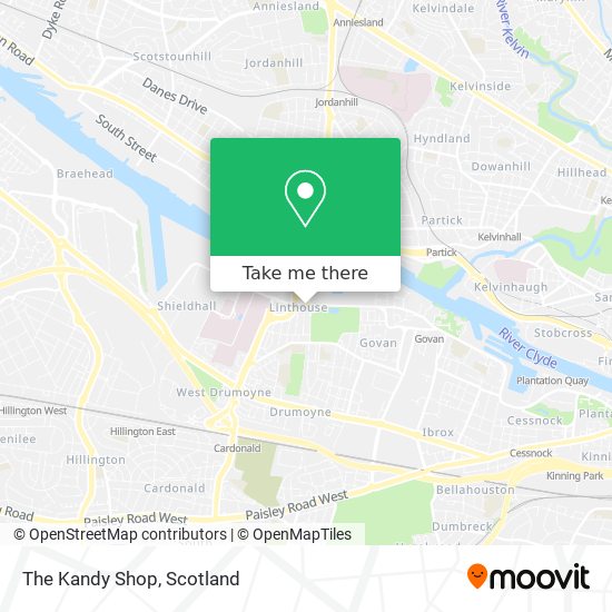 The Kandy Shop map