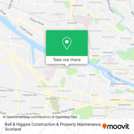 Bell & Higgins Construction & Property Maintenance map