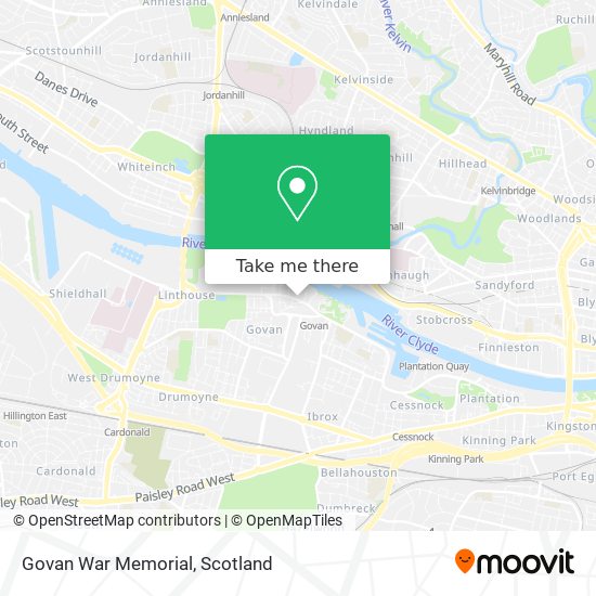 Govan War Memorial map