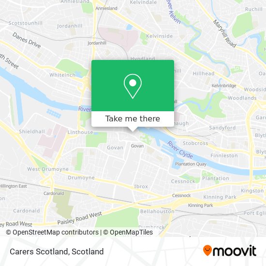 Carers Scotland map