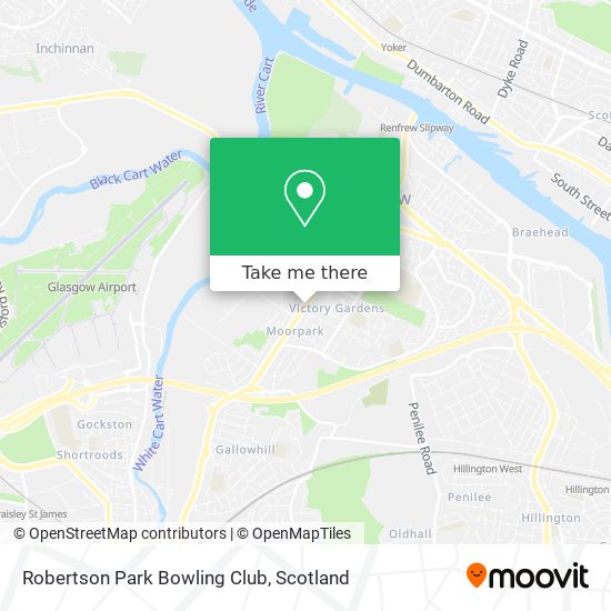 Robertson Park Bowling Club map