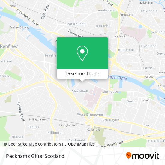 Peckhams Gifts map