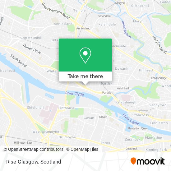 Rise-Glasgow map