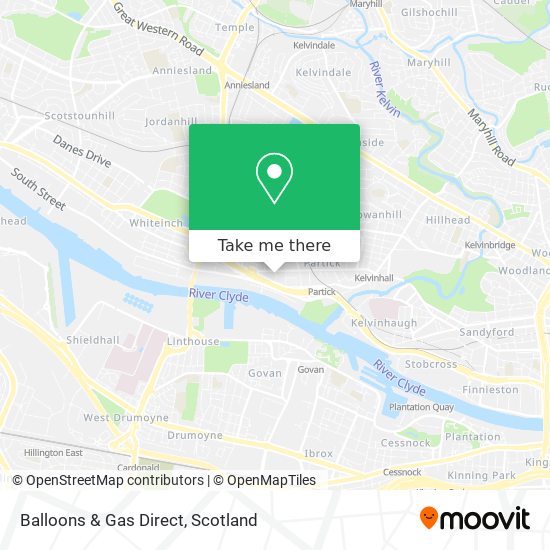 Balloons & Gas Direct map