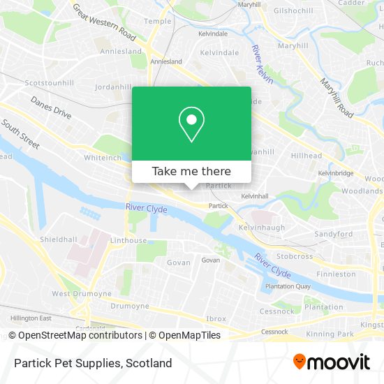 Partick Pet Supplies map