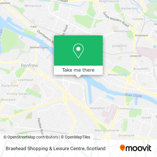 Braehead Shopping & Leisure Centre map