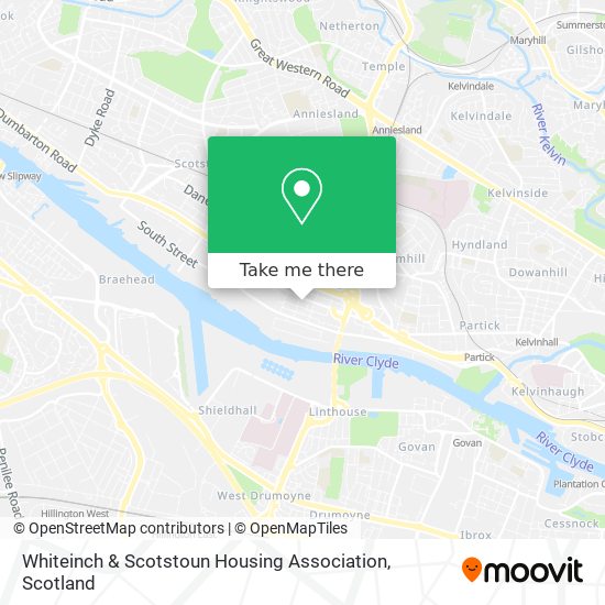 Whiteinch & Scotstoun Housing Association map