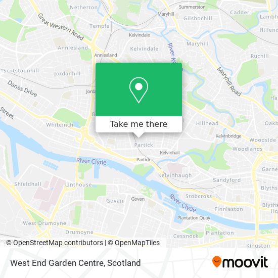 West End Garden Centre map