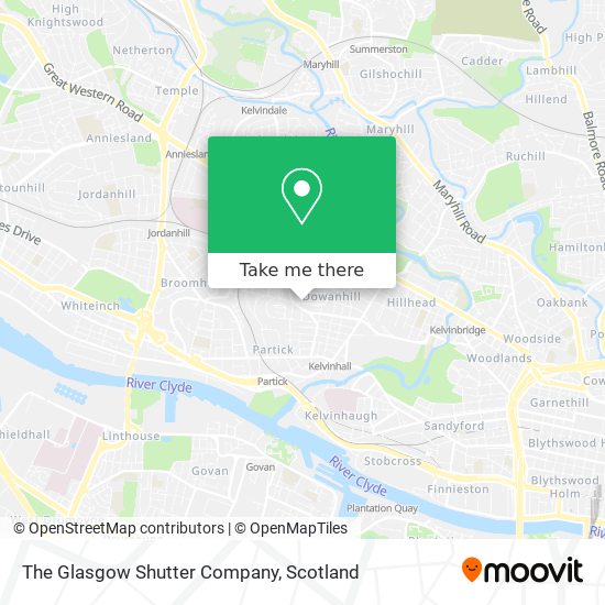 The Glasgow Shutter Company map