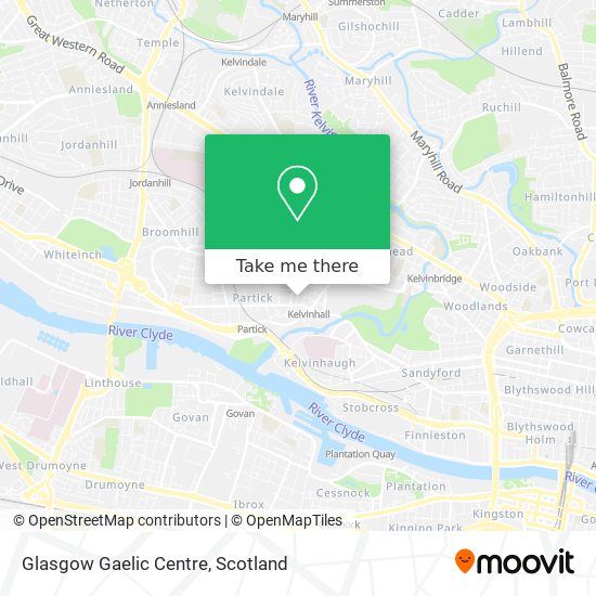Glasgow Gaelic Centre map