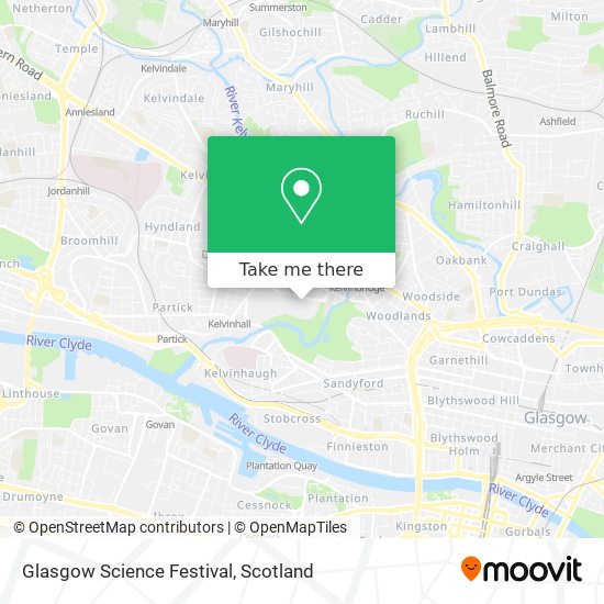 Glasgow Science Festival map