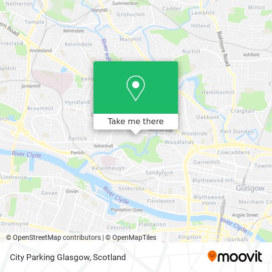 City Parking Glasgow map