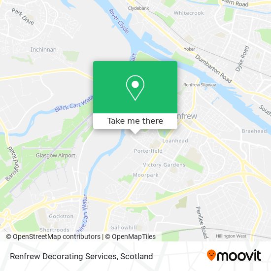 Renfrew Decorating Services map