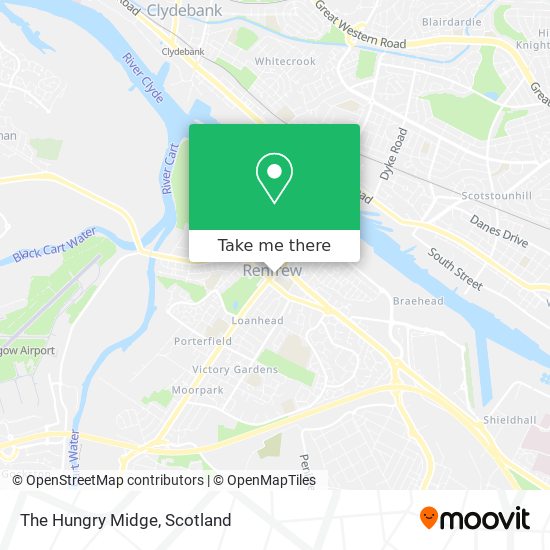 The Hungry Midge map