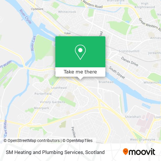 SM Heating and Plumbing Services map