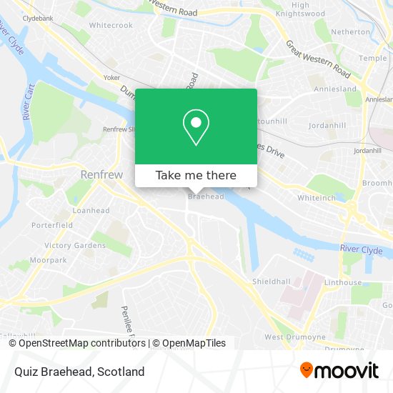 Quiz Braehead map