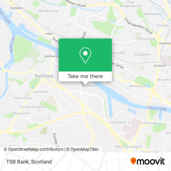 TSB Bank map