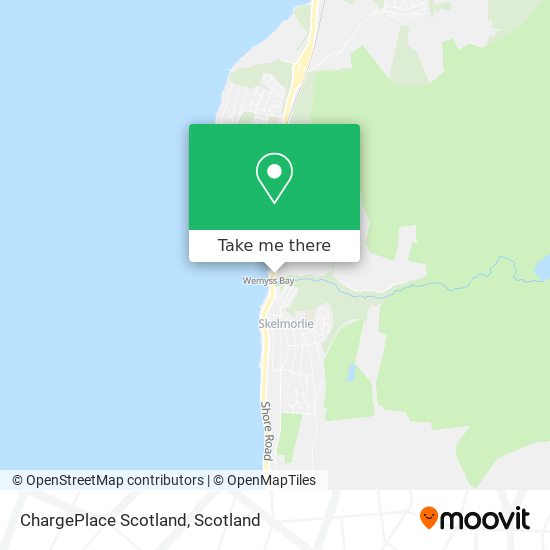 ChargePlace Scotland map