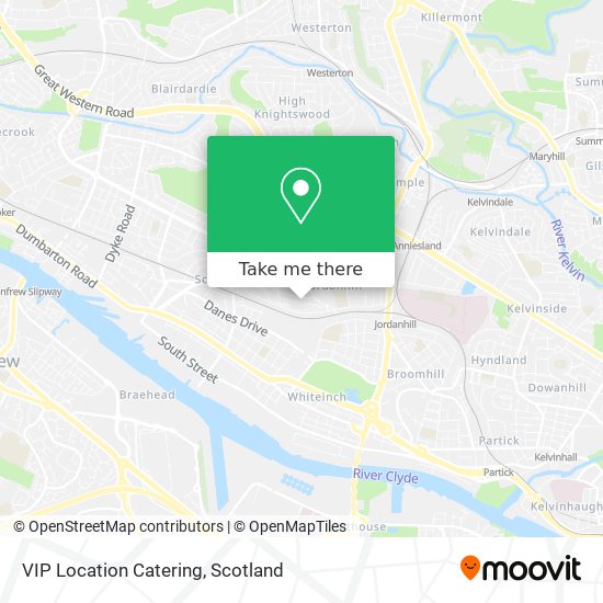 VIP Location Catering map