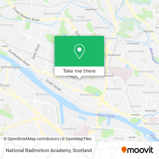 National Badminton Academy map