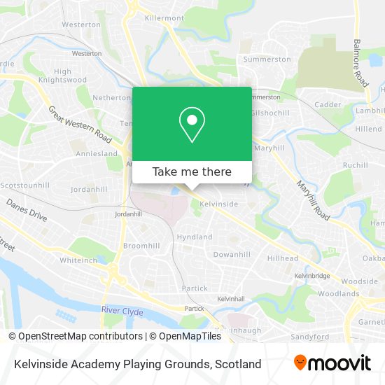 Kelvinside Academy Playing Grounds map