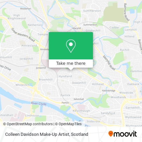 Colleen Davidson Make-Up Artist map