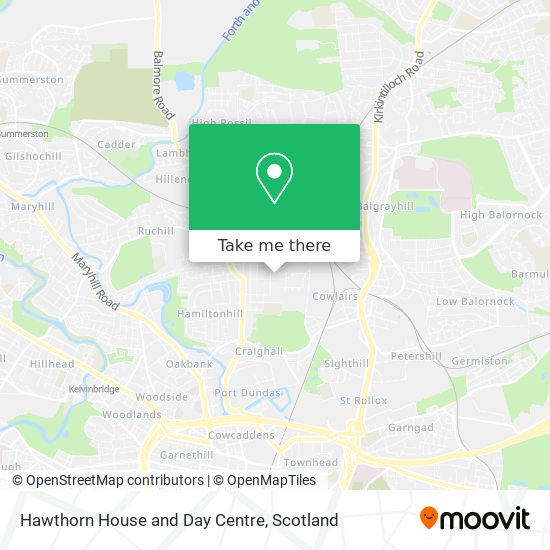 Hawthorn House and Day Centre map