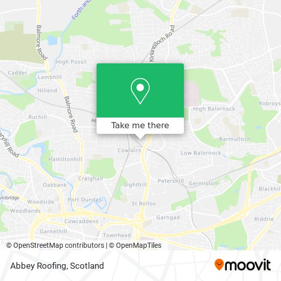 Abbey Roofing map