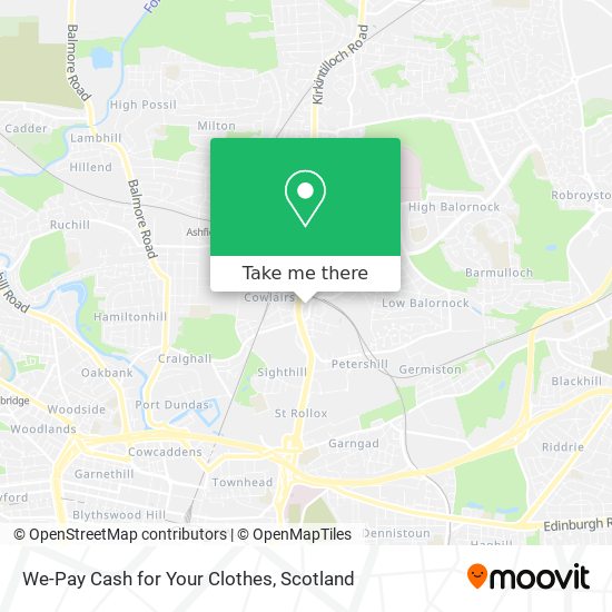 We-Pay Cash for Your Clothes map