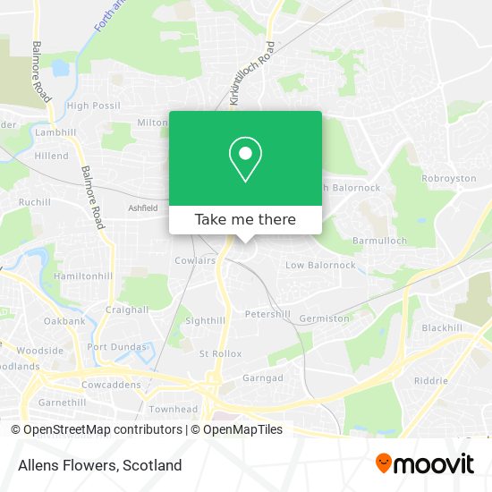 Allens Flowers map