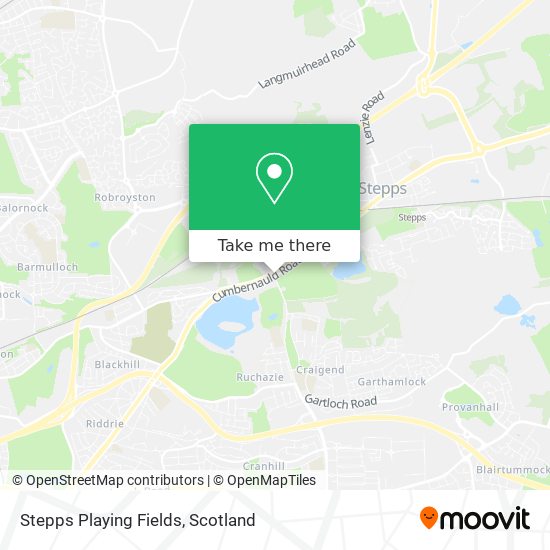Stepps Playing Fields map