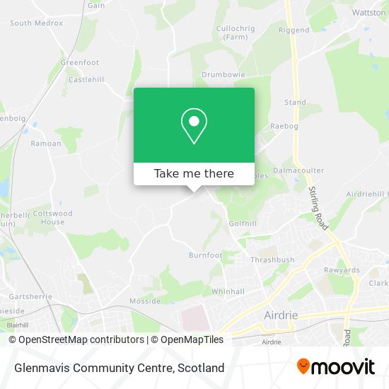 Glenmavis Community Centre map