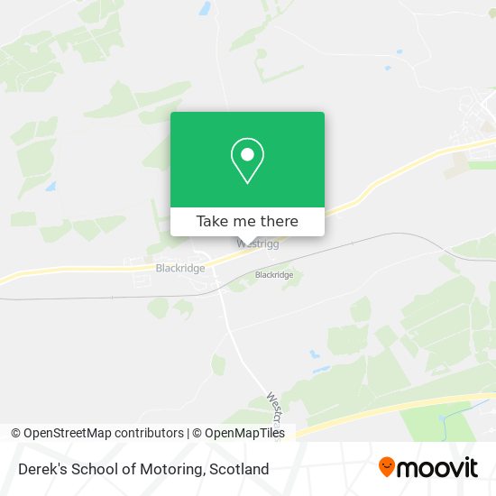 Derek's School of Motoring map