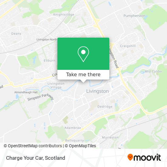 Charge Your Car map