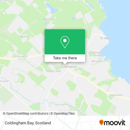 Coldingham Bay map