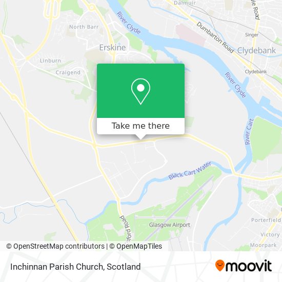 Inchinnan Parish Church map