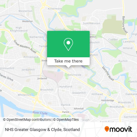 NHS Greater Glasgow & Clyde map