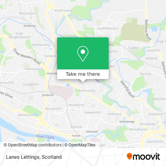 Lanes Lettings map