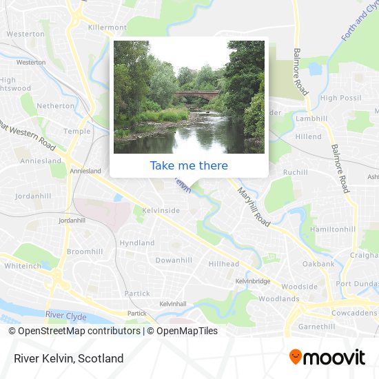 River Kelvin map
