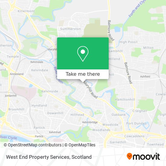 West End Property Services map