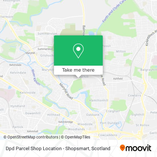 Dpd Parcel Shop Location - Shopsmart map